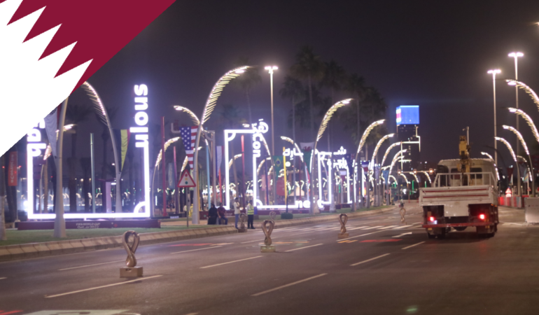 Así está Doha, la ciudad que no duerme esperando que inicie la Copa del Mundo. | Foto: David Segoviano ESTO