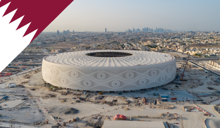 El estadio Al Thumama, una joya arquitectónica. | Foto: Cortesía Embajada de Qatar