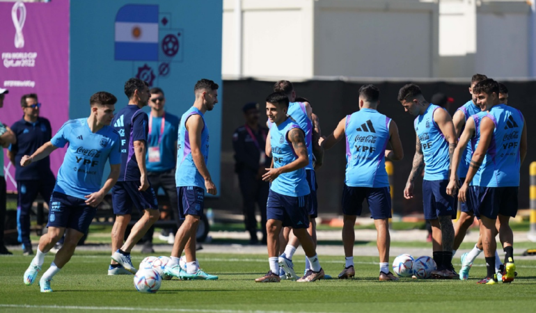 Scaloni prepara varios cambios para enfrentar a México el sábado | Foto: Luis Garcia Olivo