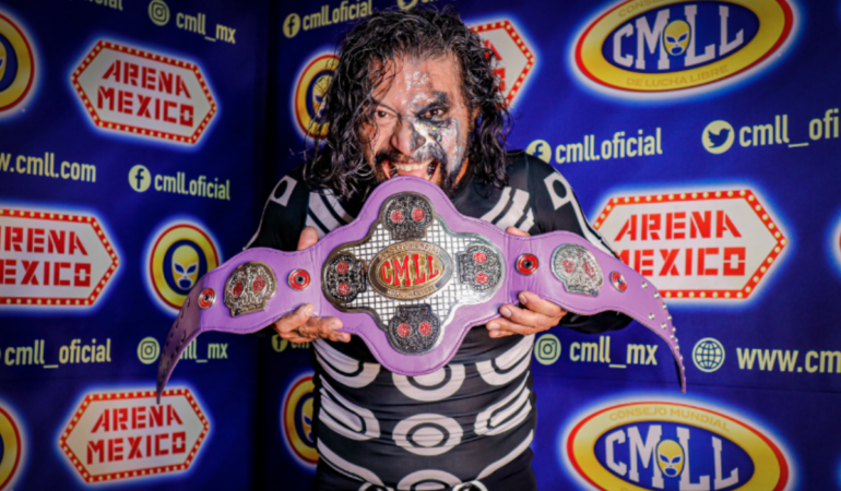 TERRIBLE EXPONDRÁ SU TÍTULO. FOTO: CORTESÍA CMLL