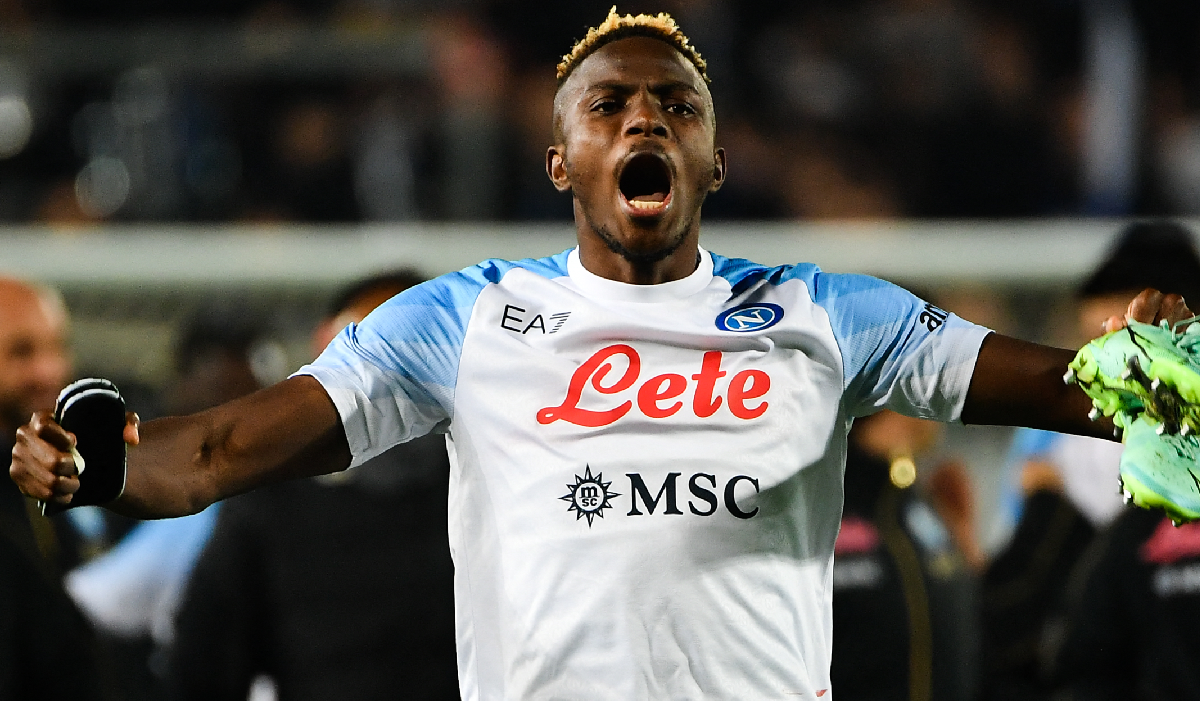 Victor Osimhen sigue en plan grande con el Napoli | Foto: AFP