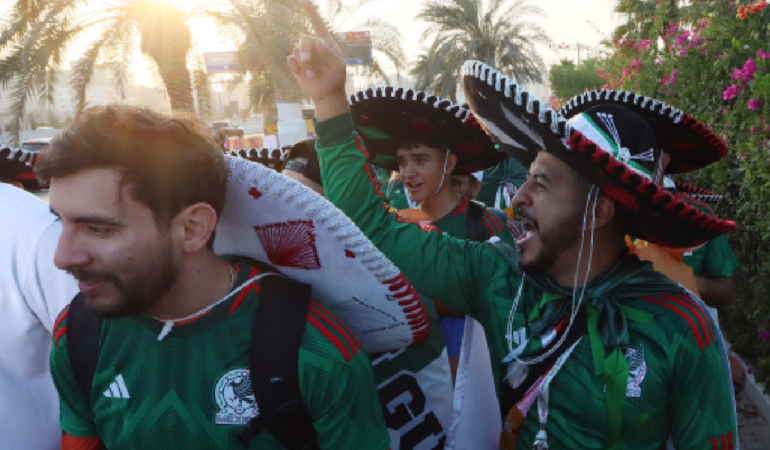 Los aficionados mexicanos han puesto el color en la Copa del Mundo / Foto: Erik Estrella