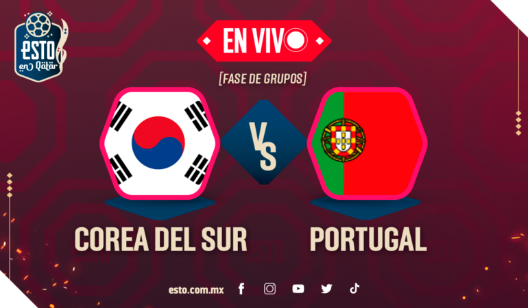 Corea del Sur vs Portugal. Arte: Esto en Línea