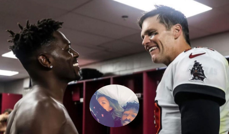 ¿Antonio Brown tuvo en cama a la ex esposa de Tom Brady_ Los rumores