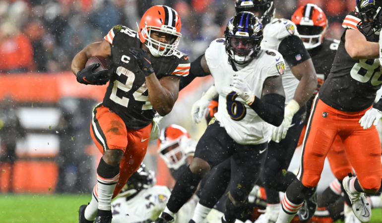 Cleveland aprovechó los momentos clave ante los Ravens. Foto: AFP