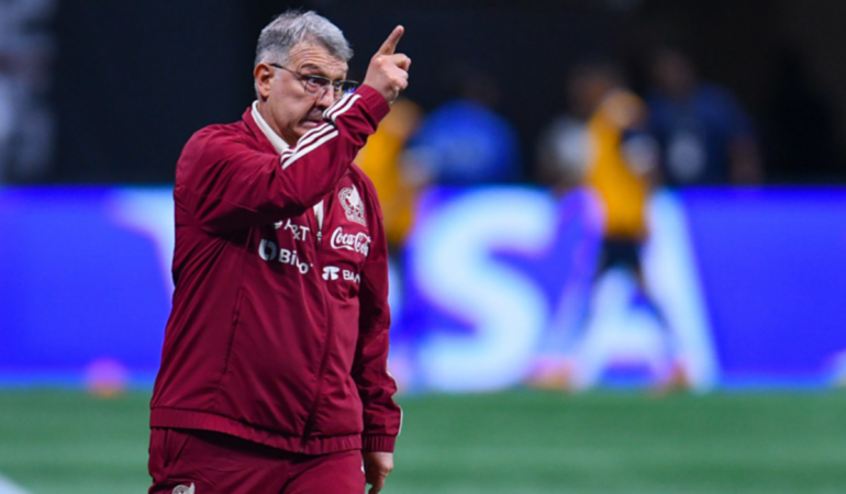 Gerardo Martino con la selección mexicana. Foto: Mexsport