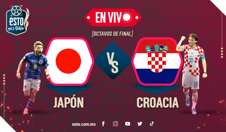 Japón vs Croacia. Arte: Esto en Línea
