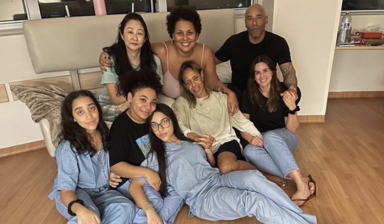 La familia de Pelé pasó la Navidad en el hospital. FOT: CORTESÍA | @iamkelynascimento