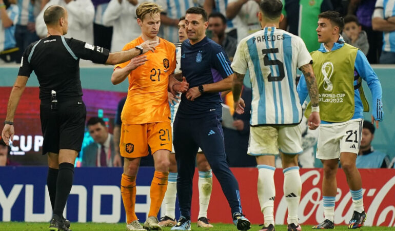 Lionel Scaloni se mostró satisfecho de la victoria de Argentina. FOTO: Erik Estrella | ESTO / ENVIADO