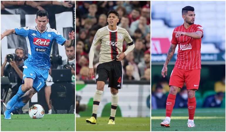 Lozano, Álvarez y Tecatito lideran a la legión europa