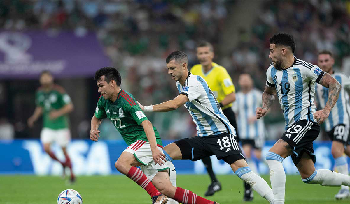 México vs Argentina fue el partido con más asistencia en el Mundial de