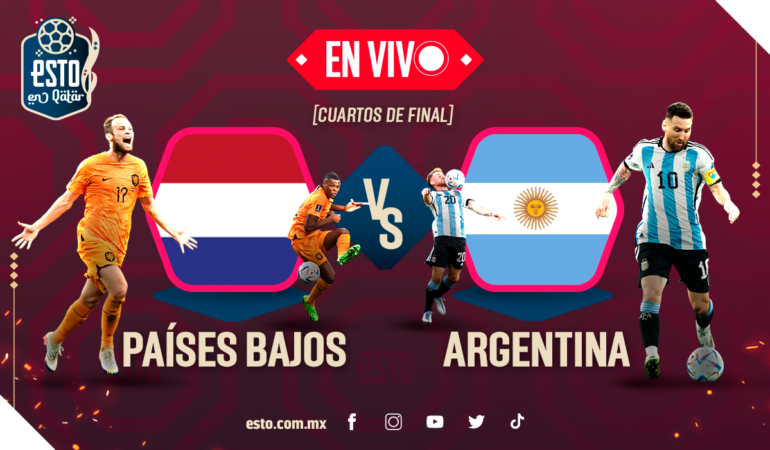 Países Bajos vs Argentina. Arte: Esto en Línea