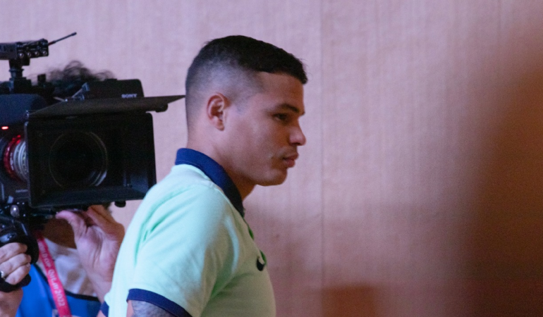 Thiago Silva no se confía. Foto: David Segoviano