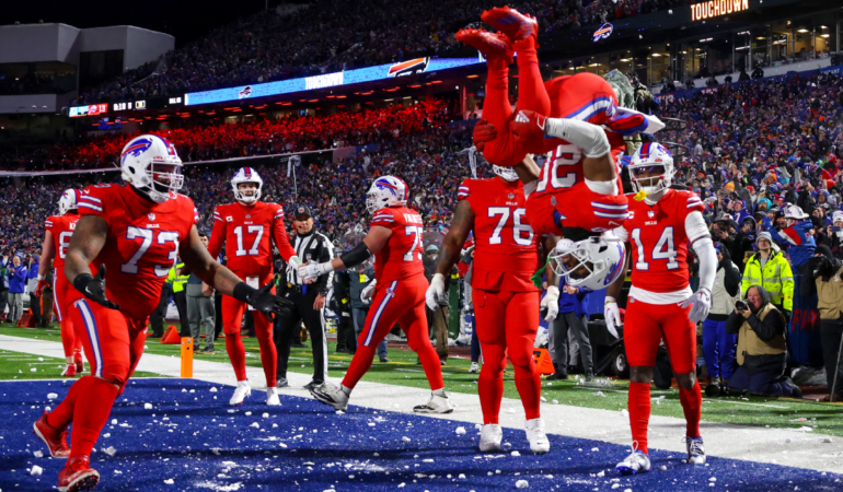 Bills sacó un partido de oro de cara a los Playoffs. Foto: AFP