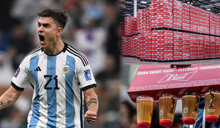 Argentina consiguió un premio extra ¡La cerveza que no se vendió en Qatar viajará a Argentina! | Foto: AFP y Cortesía