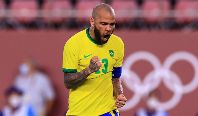 Dani Alves disputó su primer partido de futbol en prisión. | Foto: MEXSPORT