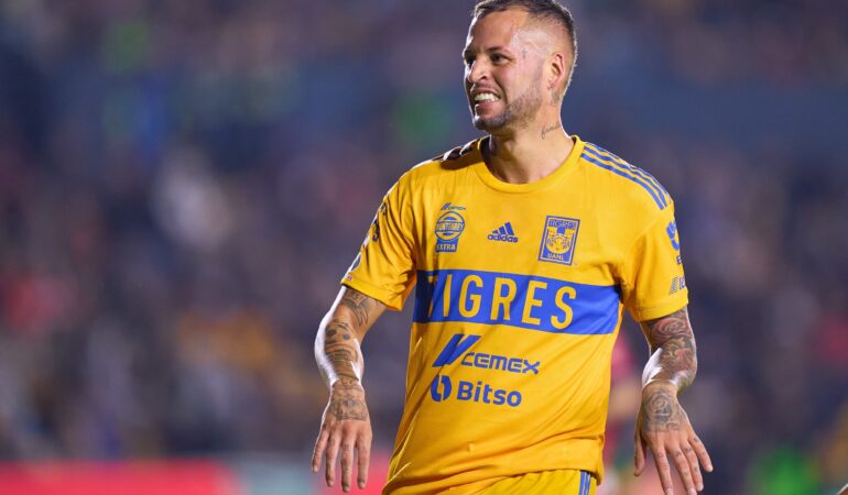 El Diente López tendría las horas contadas en Tigres para registrar a Nicolás Ibáñez. | Foto: MEXSPORT