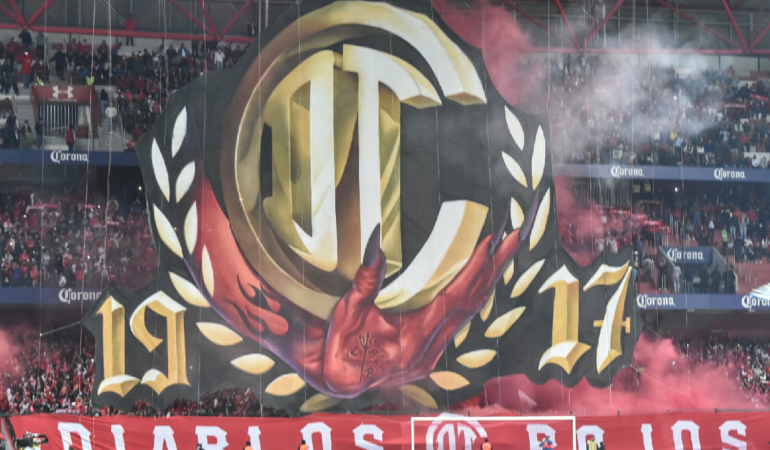 A lo grande fue el festejo de los Diablos Rojos. Foto: Daniel Camacho _ El Sol de Toluca