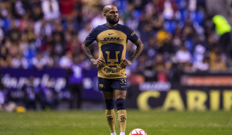 Dani Alves se mantendrá en el cuadro universitario para el Clausura 2023 / Foto: Mexsport