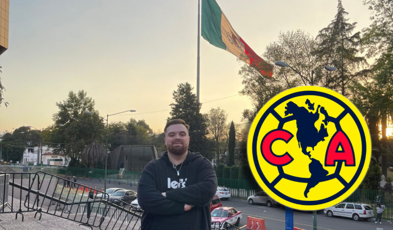 América invitó a Ibai Llanos al estadio Azteca para el partido contra Mazatlán. | Foto: Cortesía @IbaiLlanos