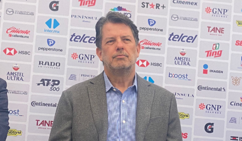 Fue presentado el nuevo presidente del Abierto Mexicano de Tenis / Foto: Karen Morán