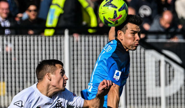 Hirving Lozano y el Napoli siguen intratables; Golearon al Spezia en la Serie A. | Foto: AFP