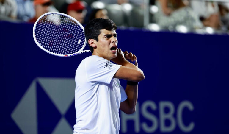 AMT: Rodrigo Pacheco duró poco en Acapulco; Minaur lo aniquiló en su debut. | Foto: Cortesía