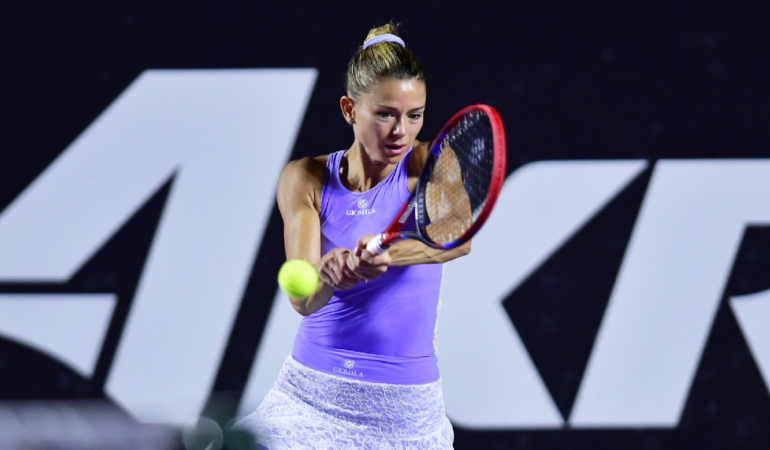 Camila Giorgi logró el título en Mérida / Foto: @WTAMeridaOpen