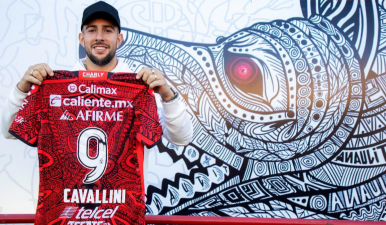 Cavallini viene en busca de solucionar el problema de gol en Tijuana. FOTO: CORTESÍA XOLOS