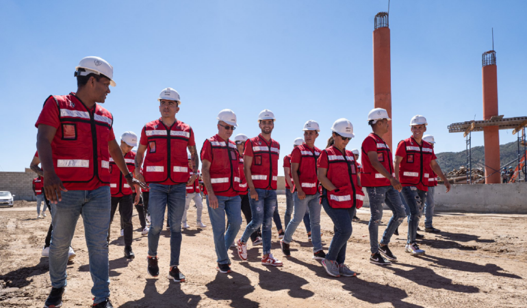 Comienza la construcción de la Academia AGA. Foto: @AtlasFC