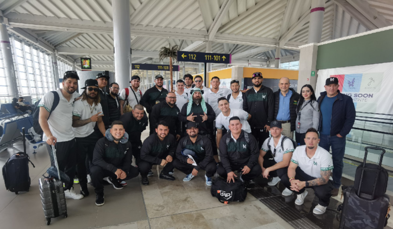 El equipo de Cañeros viajó a Venezuela. Foto: @verdesxsiempre