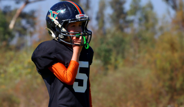 El futbol americano infantil es un deporte costoso. FOTO: RAMÓN ROMERO