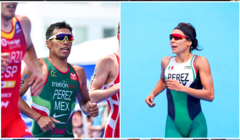 Irving Pérez y Ceciclia Pérez con buenos resultados en el Americas Triathlon Cup. | Foto: Cortesía @CONADE