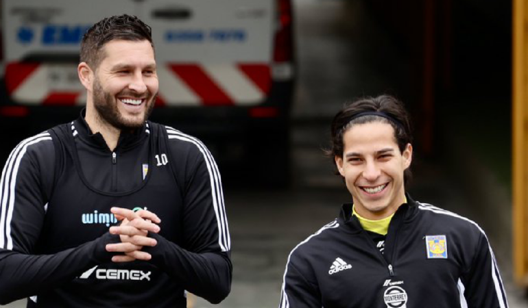 Gignac y Lainez comandara el ataque de Tigres. Foto: @TigresOficial