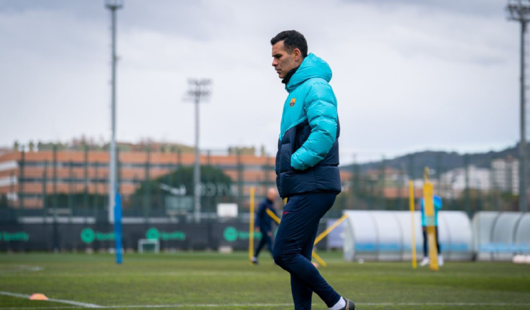 Rafa Márquez se mantendrá en el equipo B del Barcelona. Foto: @FCBarcelonaB