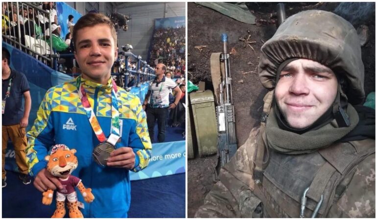 Maksym Galinichev, boxeador ucraniano, murió en la guerra contra Rusia. | Foto: Cortesía