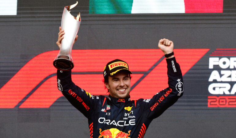 Todos los podios del Checo Pérez: del más glorioso al más modesto. | Foto: REUTERS