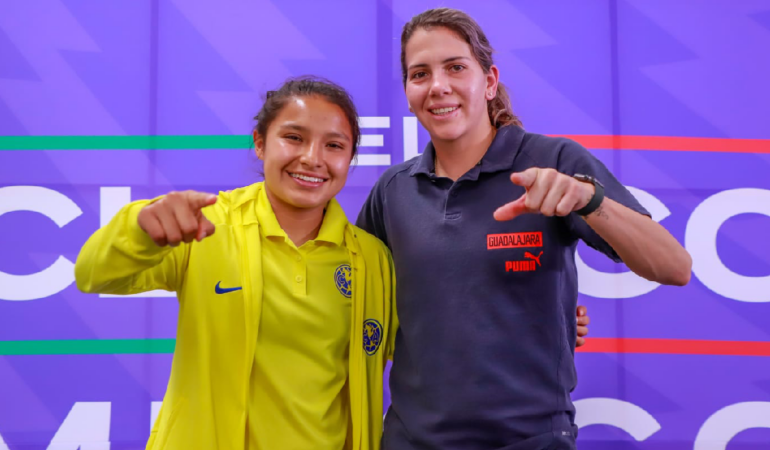 Alicia Cervantes fue la estrella de Chivas que hablo en el dia de medios previo al Clasico de México | Foto: Luis Garduño