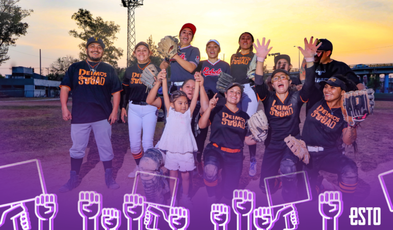 Deimos Squad es un equipo que une a las mujeres en el softbol. FOTO: OSWALDO FIGUEROA