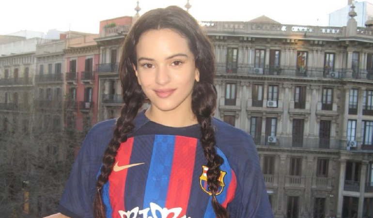 La Rosalía será el sponsor que los culés llevaran en el pecho / Foto: @FCBarcelona