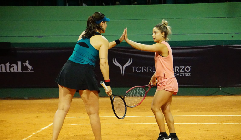 Renata y Marozava logran avanzar a la siguente fase. Foto: Cristian Robledo _El Sol de San Luis
