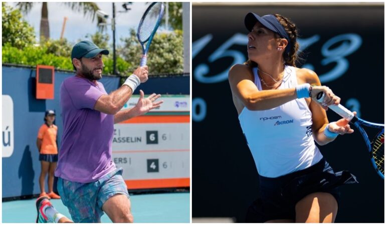 Miami Open: Santy González y Giuliana Olmos superaron su debut y esperan rival en octavos. | Foto: Cortesía