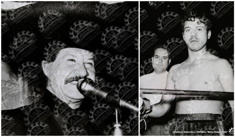 La conexión entren Ignacio López Tarso y el boxeo mexicano. | Foto: Fototeca, Hemeroteca y Biblioteca “Mario Vázquez Raña”