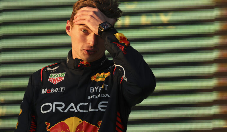 El error de Max Verstappen que podría darle el liderato en el campeonato a Checo Pérez. | Foto: AFP
