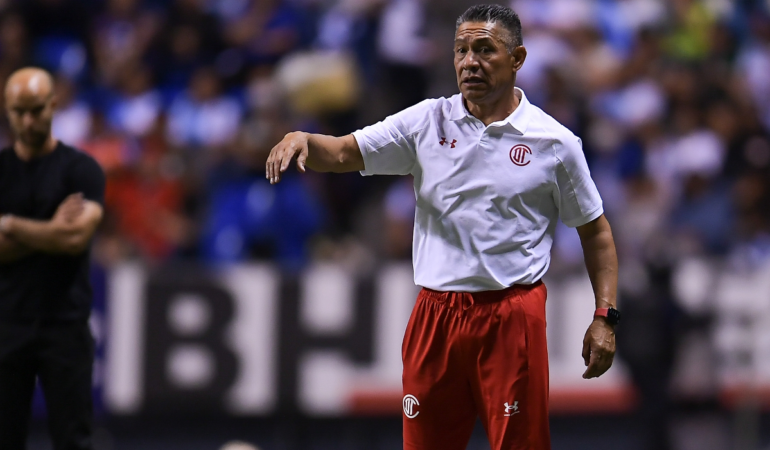 A Ambriz no le preocupa la baja de juego que ha tenido Toluca en los segundos tiempos _ Foto_ Mexsport