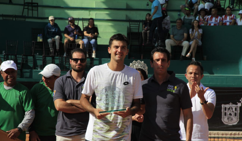 El Chileno se hizo del titulo en el San Luis Open. Foto: Cristian Robledo _ El Sol de San Luis