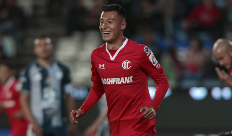 El delantero de Toluca Édgar López llamó la atención de Cocca. FORO: MEXSPORT