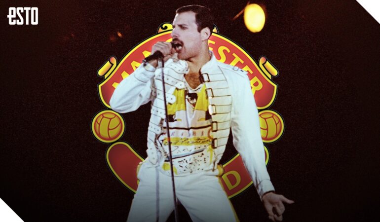 Freddie Mercury y su amor por el Manchester United | Arte: Abril Hernández