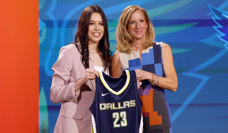 Lou López fue seleccionada en el draft de la WNBA / Foto: @NBAMEX