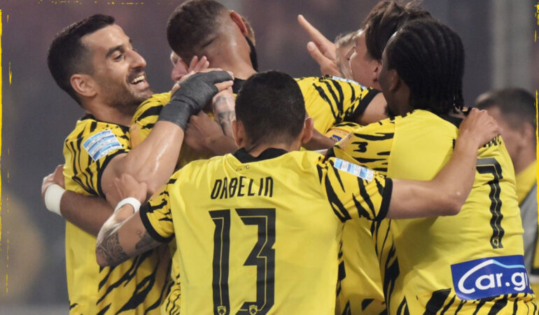 Orbelín jugó en la victoria del AEK Atenas. FOTO: @AEK_FC_OFFICIAL